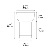 Load image into Gallery viewer, Bonta LED Table Lamp - line drawing.