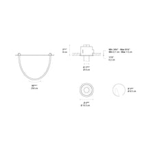 Load image into Gallery viewer, La Linea LED Recessed Light - line drawing.