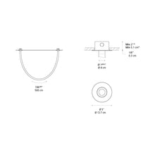 Load image into Gallery viewer, La Linea LED Recessed Light - line drawing.
