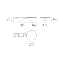 Load image into Gallery viewer, La Linea LED Surface Ceiling / Wall Light - line drawing.