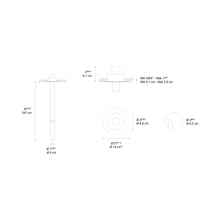 Load image into Gallery viewer, La Linea LED Vertical Trimless Recessed Light - line drawing.
