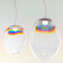 Load image into Gallery viewer, Stellar Nebula LED Suspension Light in Detail.