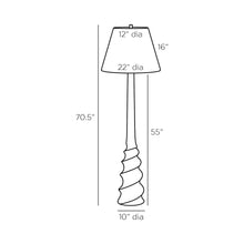 Load image into Gallery viewer, Adriana Floor Lamp - line drawing.