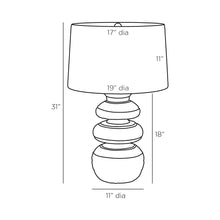Load image into Gallery viewer, Alanis Table Lamp - line drawing.