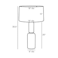Load image into Gallery viewer, Anapolis Table Lamp - line drawing.