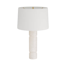 Load image into Gallery viewer, Angelina Table Lamp in White.