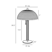 Load image into Gallery viewer, Annette Table Lamp - line drawing.