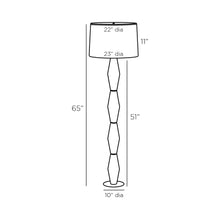 Load image into Gallery viewer, Baker Floor Lamp - line drawing.