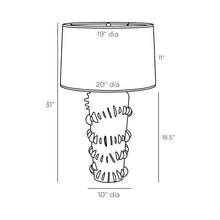 Load image into Gallery viewer, Beatrix Table Lamp - line drawing.