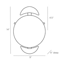 Load image into Gallery viewer, Boîte LED Wall Light - line drawing.