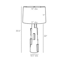 Load image into Gallery viewer, Boulder Table Lamp - line drawing.
