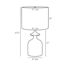 Load image into Gallery viewer, Bridgeport Table Lamp - line drawing.