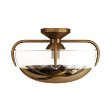 Load image into Gallery viewer, Corona Flush Mount Ceiling Light in Detail.