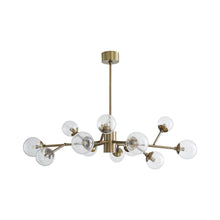 Load image into Gallery viewer, Dallas Chandelier in Vintage Brass(12-Light).