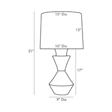 Load image into Gallery viewer, Dottie Table Lamp - line drawing.