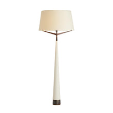 Load image into Gallery viewer, Elden Floor Lamp in Ivory Resin.
