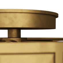 Load image into Gallery viewer, Empire Flush Mount Ceiling Light in Detail.