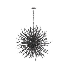 Load image into Gallery viewer, Finch Chandelier in Dark Gray Wash.