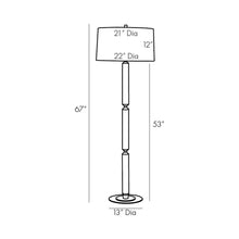 Load image into Gallery viewer, Gio Floor Lamp - line drawing.
