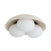 Load image into Gallery viewer, Glaze Flush Mount Ceiling Light in Detail.