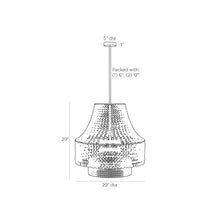 Load image into Gallery viewer, Hannie Chandelier - line drawing.