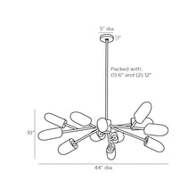 Load image into Gallery viewer, Javier Chandelier - line drawing.