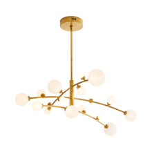 Load image into Gallery viewer, Maser LED Chandelier in Detail.