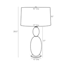 Load image into Gallery viewer, Minato Table Lamp - line drawing.