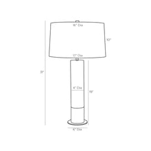 Load image into Gallery viewer, Nashik Table Lamp - line drawing.
