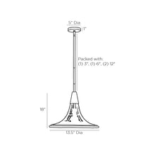 Load image into Gallery viewer, Nicola Pendant Light - line drawing.