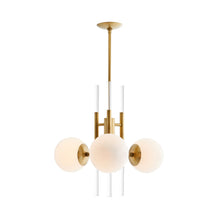 Load image into Gallery viewer, Oberon Chandelier in Detail.
