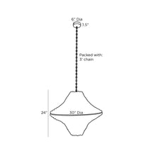 Load image into Gallery viewer, Paradisa Chandelier - line drawing.