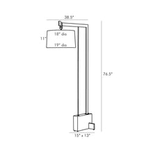 Load image into Gallery viewer, Piloti Floor Lamp - line drawing.