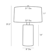 Load image into Gallery viewer, Prague Table Lamp - line drawing.