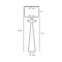 Load image into Gallery viewer, Putney Floor Lamp - line drawing.