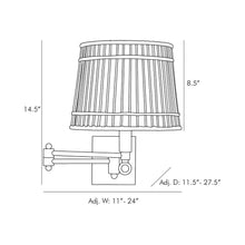 Load image into Gallery viewer, Sea Island Wall Light - line drawing.