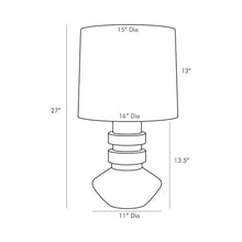 Load image into Gallery viewer, Spencer Table Lamp - line drawing.