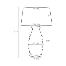 Load image into Gallery viewer, Spitzy Table Lamp - line drawing.