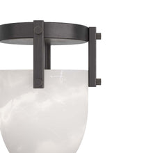 Load image into Gallery viewer, Toren Flush Mount Ceiling Light in Detail.