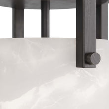 Load image into Gallery viewer, Toren Flush Mount Ceiling Light in Detail.