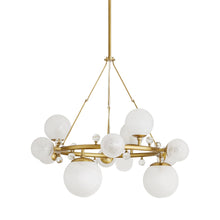 Load image into Gallery viewer, Troon Round Chandelier in Detail.