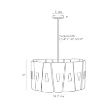 Load image into Gallery viewer, Tuscany Chandelier - line drawing.