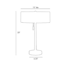 Load image into Gallery viewer, Violetta Table Lamp - line drawing.