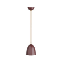 Load image into Gallery viewer, Wade Flush Mount Ceiling Light in Oxblood.