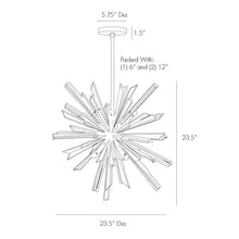 Load image into Gallery viewer, Waldorf Chandelier - line drawing.
