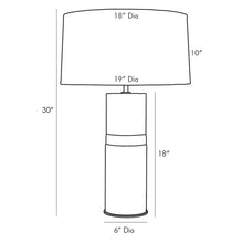 Load image into Gallery viewer, Whitman Table Lamp - line drawing.