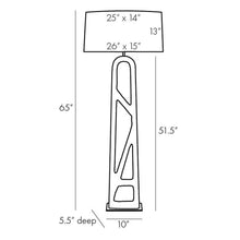 Load image into Gallery viewer, Wilcott Floor Lamp - line drawing.