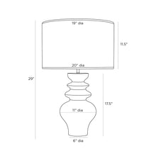 Load image into Gallery viewer, Worland Table Lamp - line drawing.
