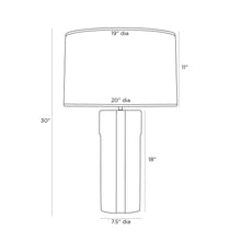 Load image into Gallery viewer, Wyatt Table Lamp - line drawing.