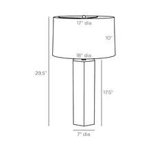 Load image into Gallery viewer, Zaya Table Lamp - line drawing.